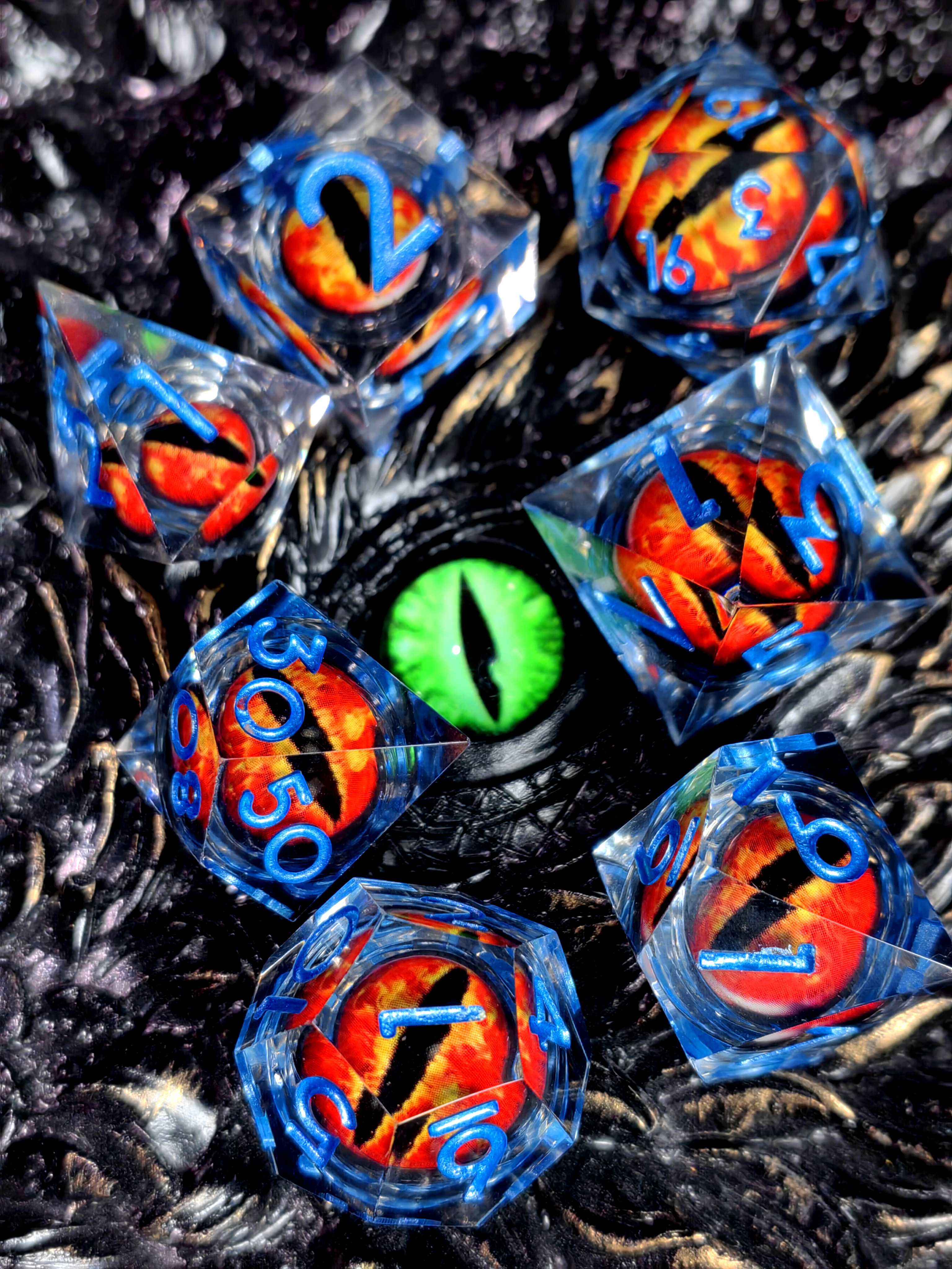 Board Game Dnd - DnD Dice Set - 7-Piece Resin