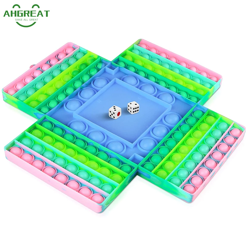 Board Game Dnd - 2/4 Players Chess Board Pop Fidget