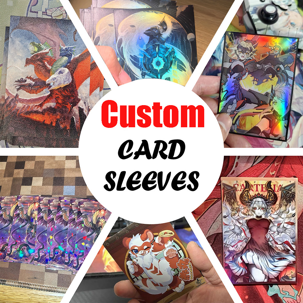 Board Game Card - 15PCS/50PCS/60PCS/70PCS HD Custom Card Sleeves/ YGO/