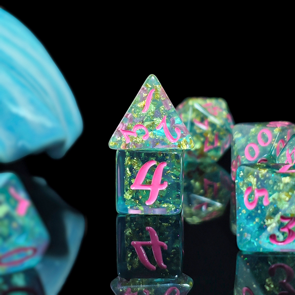 7Pcs/set Shining Foil Inside R – Board Game Dnd recenzja i cena