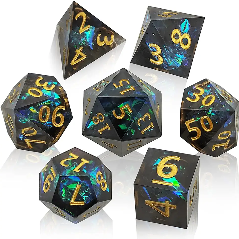 7PCS resin sharp polyhedral di – Dice Set Polyhedral recenzja i cena
