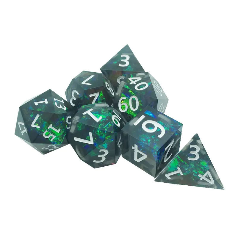 7PCS resin sharp polyhedral di – Dice Set Polyhedral recenzja i cena