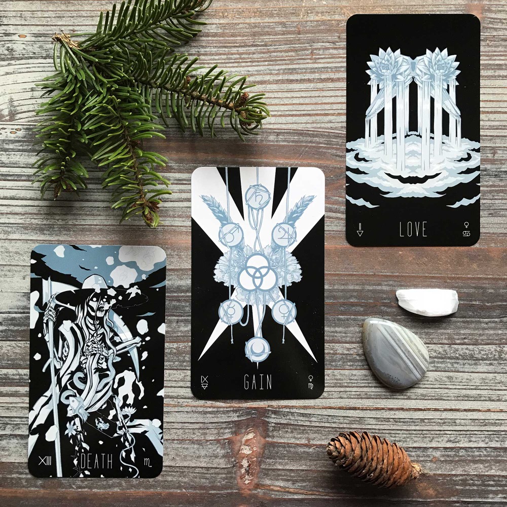 12x7cm Wayward Dark Tarot Card – Board Game Research recenzja i cena