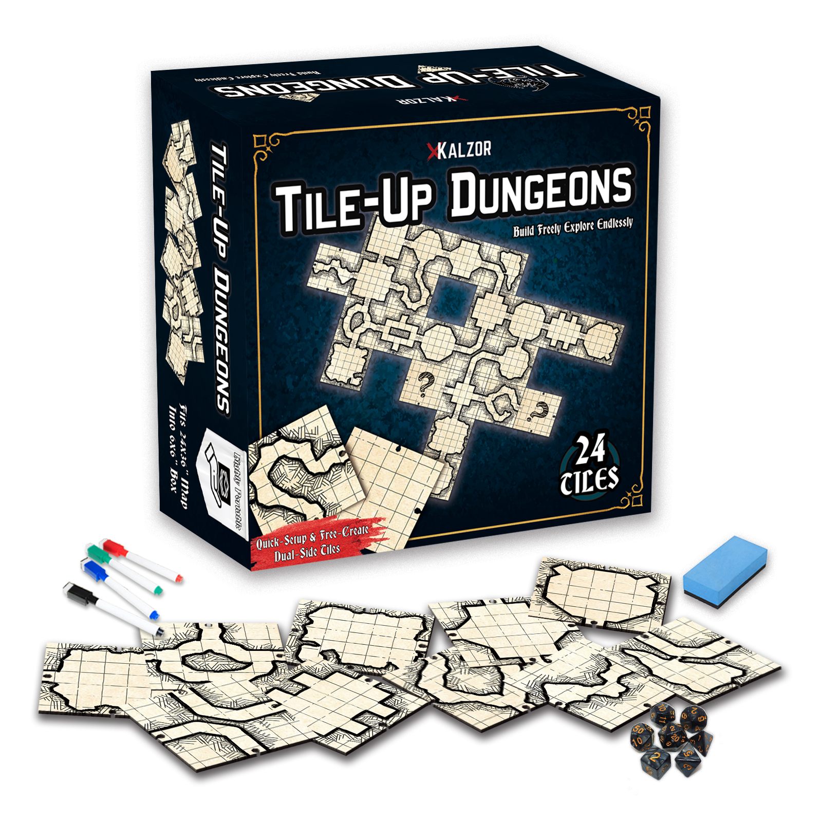 Tile Up Dungeons | Unique Desi – Board Game Dnd recenzja i cena