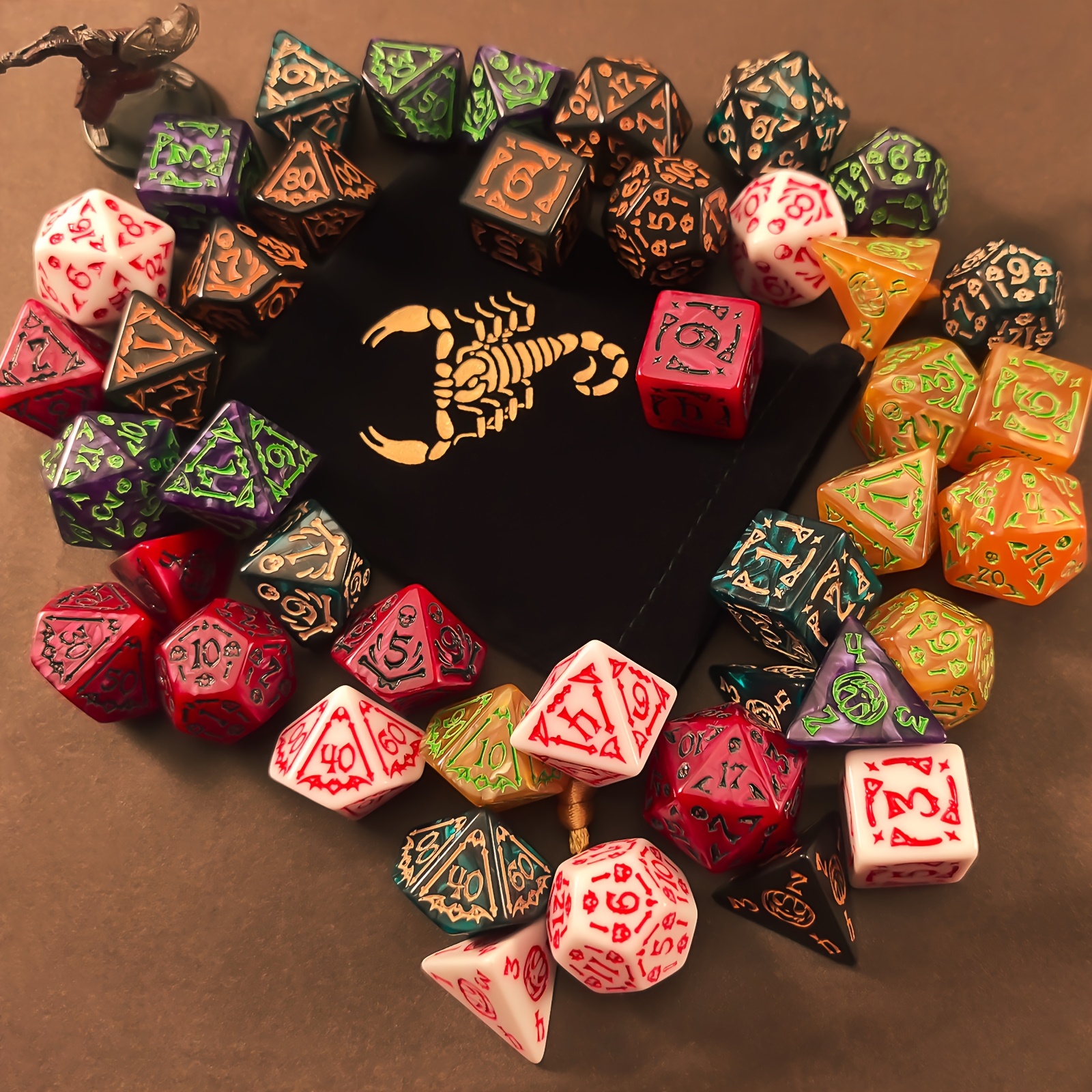 DND Dice Set -7pc Halloween Po – Dice Set Polyhedral recenzja i cena