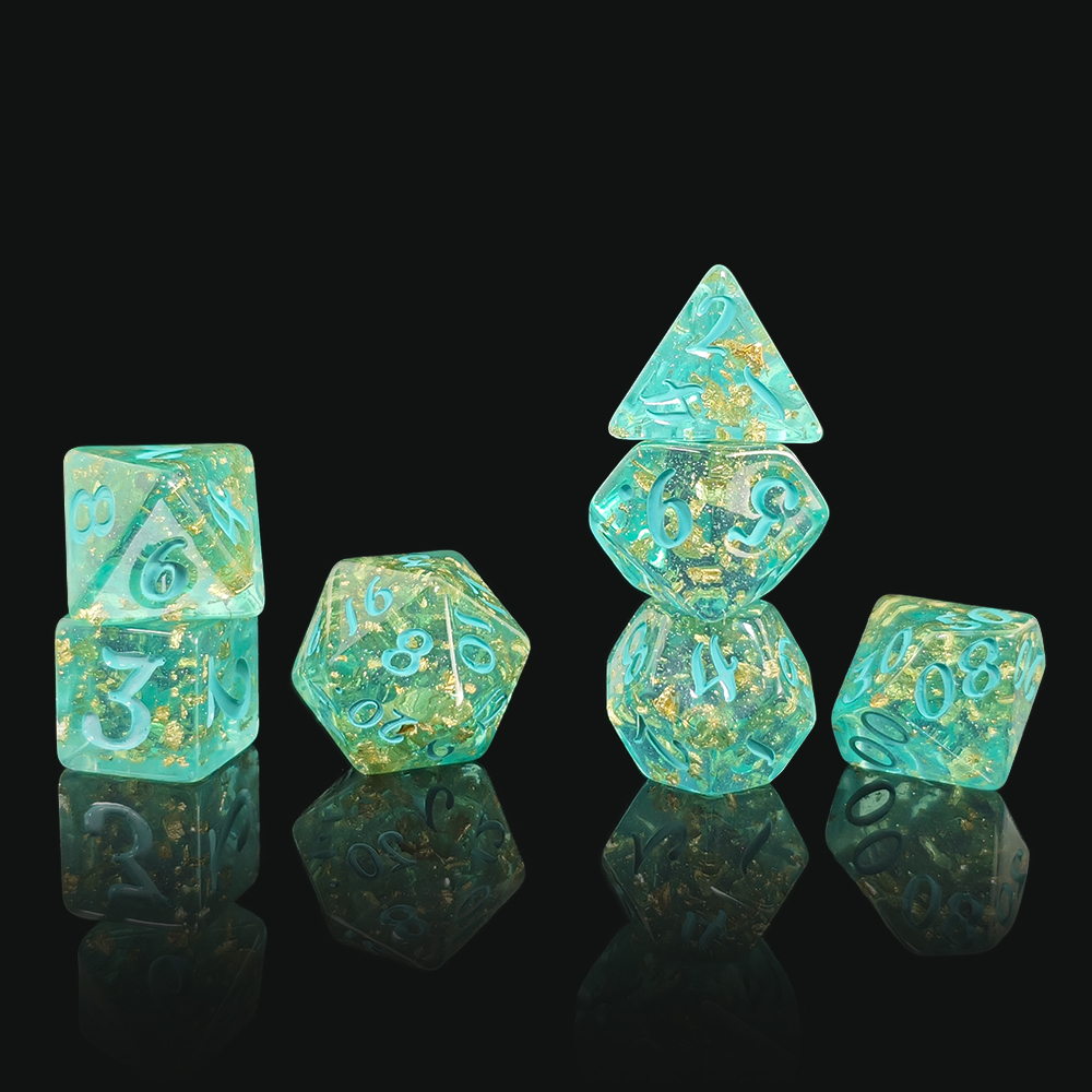 7Pcs/set Glitter Dice Set DnD  – Board Game Dnd recenzja i cena