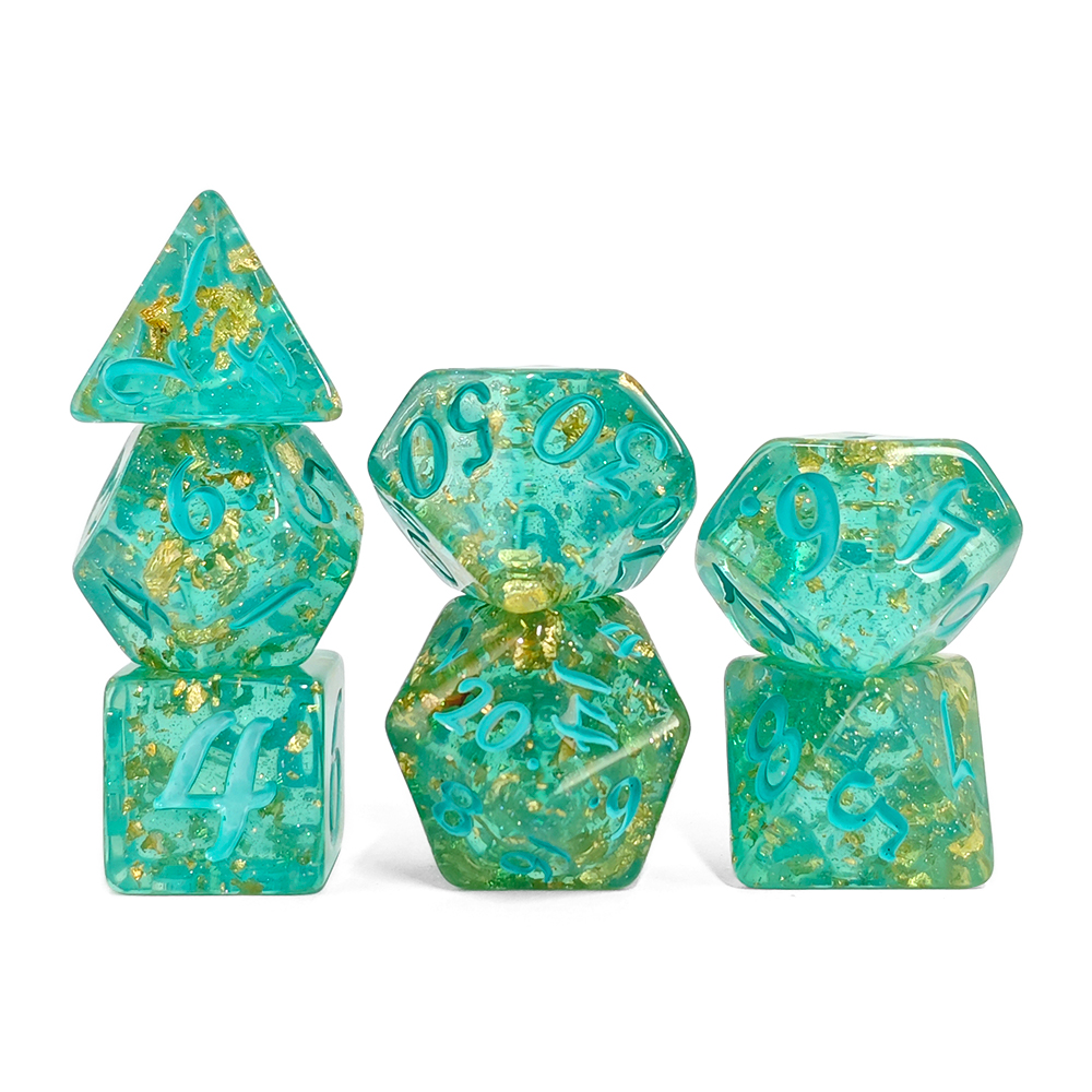 7Pcs/set Glitter Dice Set DnD  – Board Game Dnd recenzja i cena