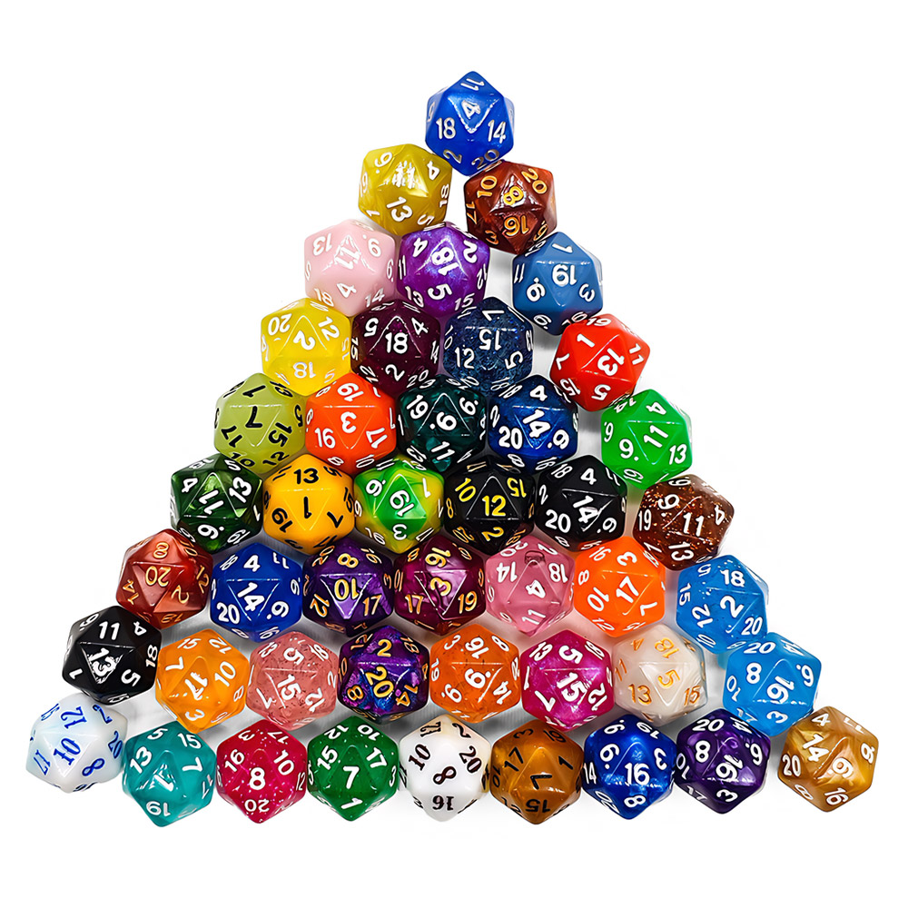 60Pcs Multi-Sided Dices Mixed  – Board Game Dnd recenzja i cena