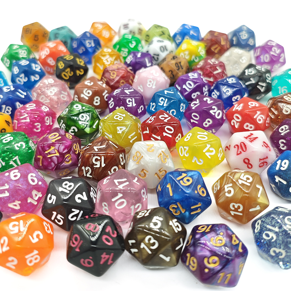 60Pcs Multi-Sided Dices Mixed  – Board Game Dnd recenzja i cena