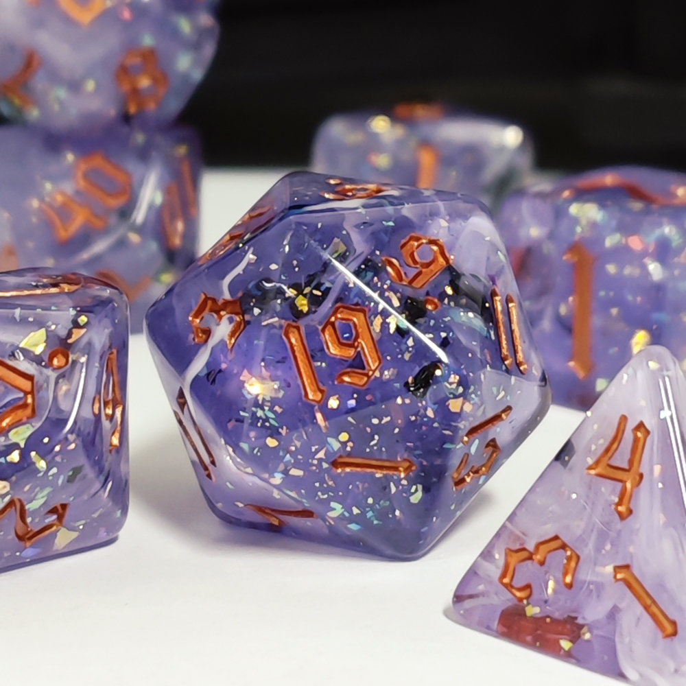 Glittery Purple Swirl with Obs – Board Game Dnd recenzja i cena