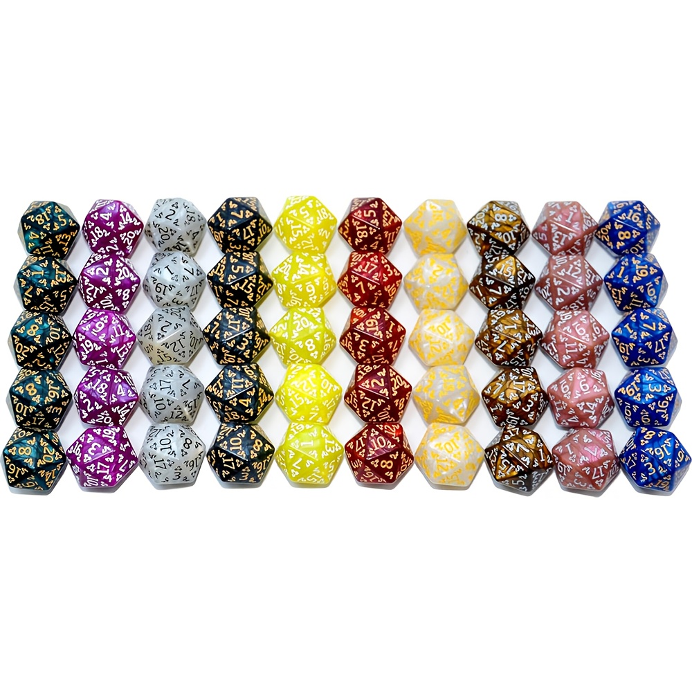 D20 Dice Set Two tone glitter/ – Dice Set Polyhedral recenzja i cena