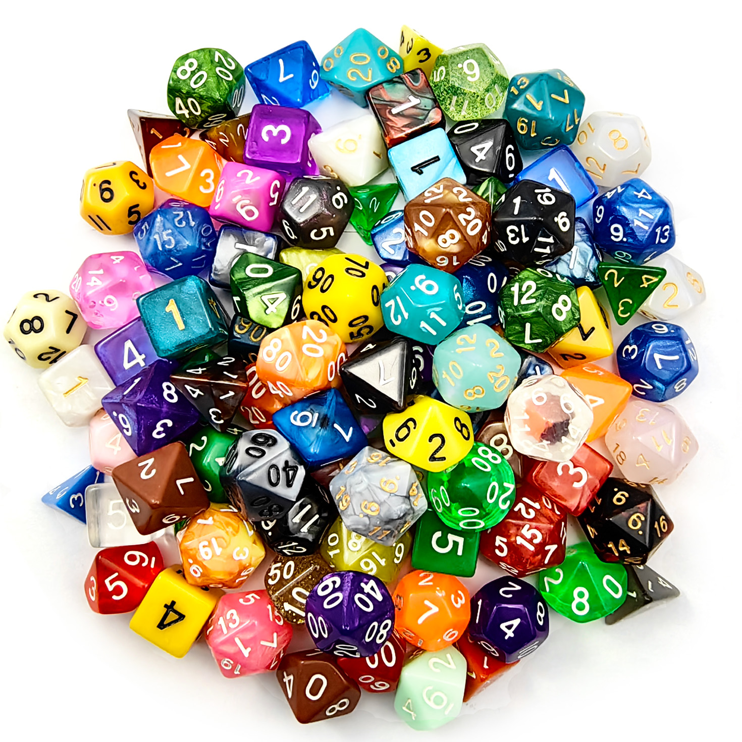Bescon 100pcs Big Set of Rando – Dice Set Polyhedral recenzja i cena