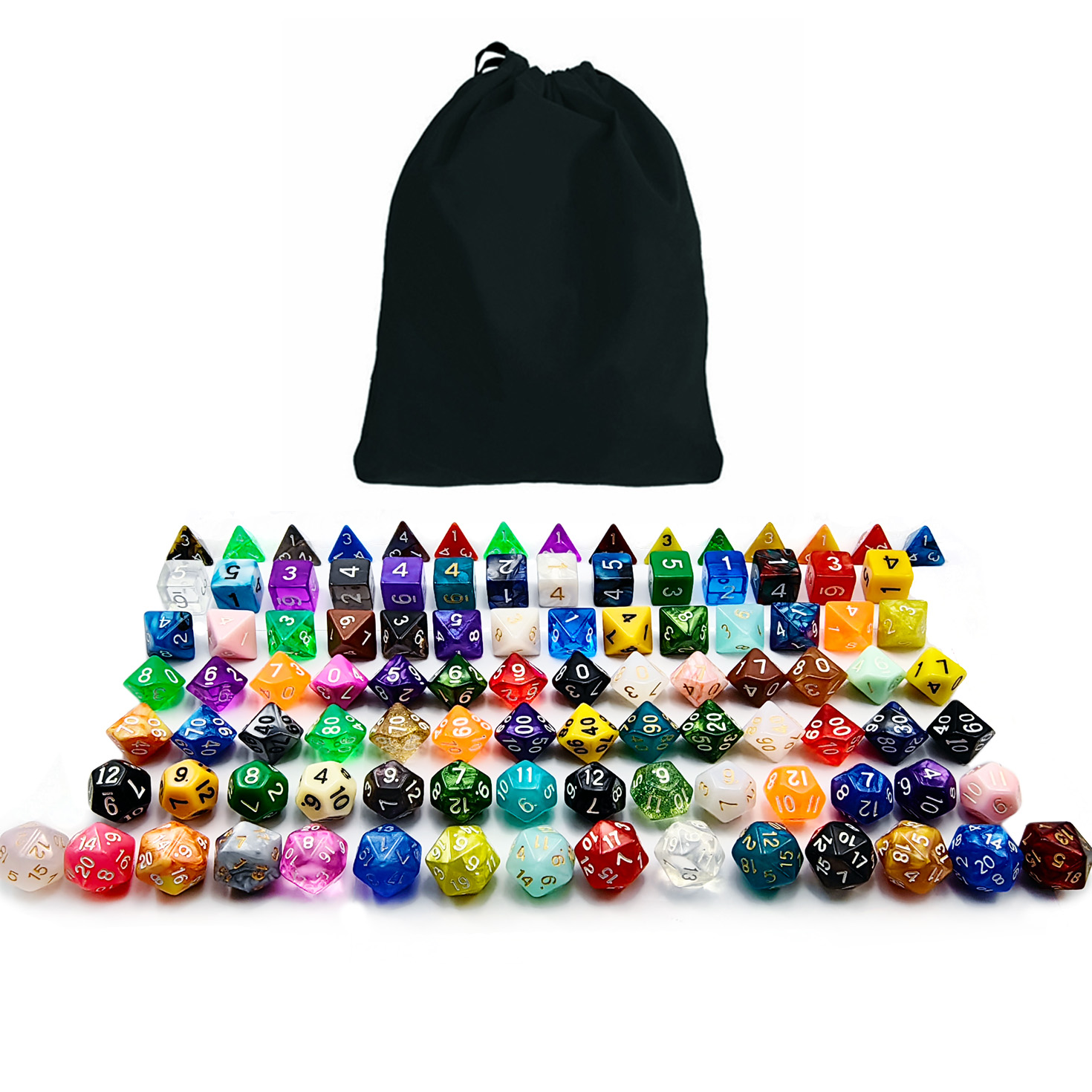 Bescon 100pcs Big Set of Rando – Dice Set Polyhedral recenzja i cena