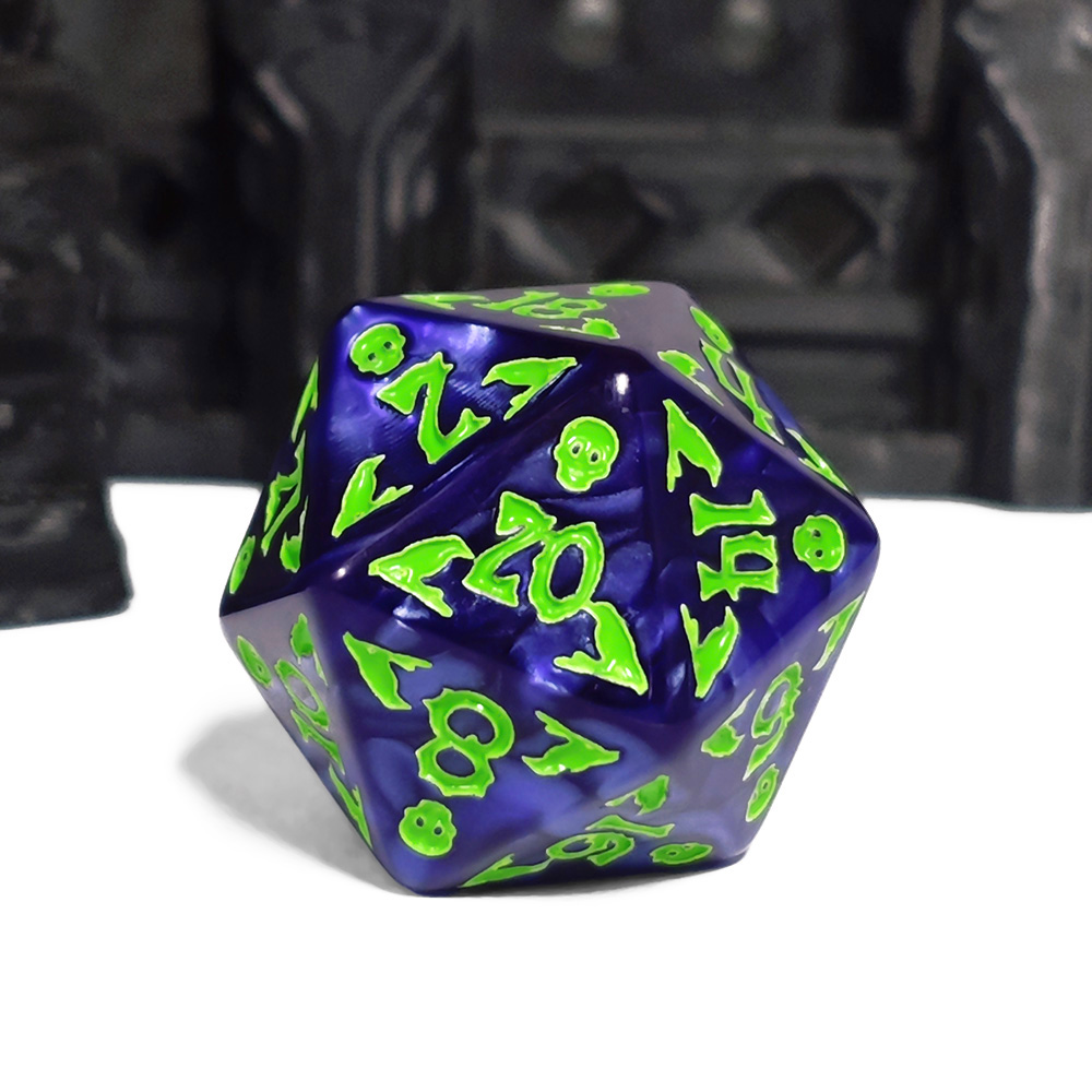 Cthulhu Dark Blue & Neon Green – Dice Set Polyhedral recenzja i cena