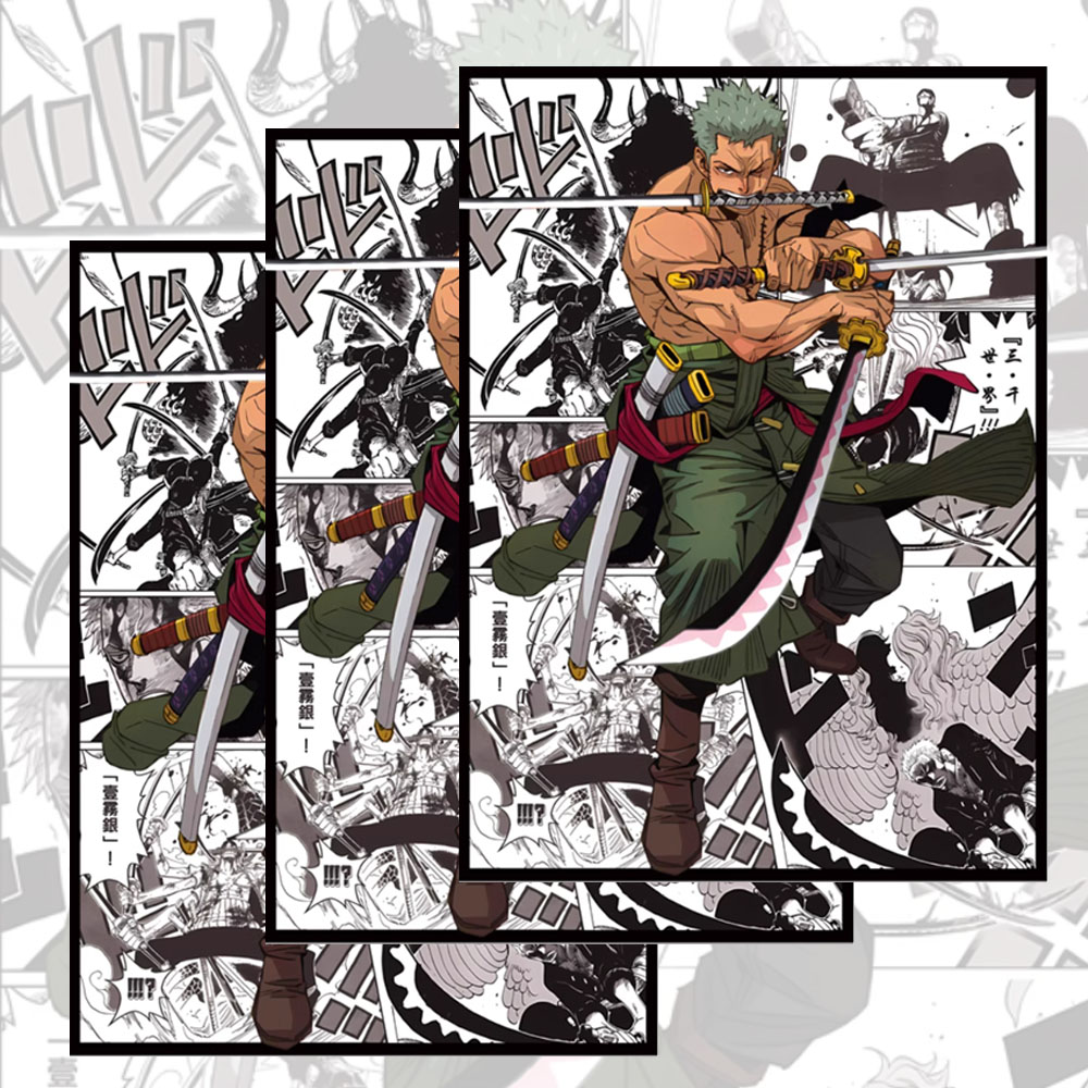 60PCS 66x91mm One Piece Anime  – Board Game Research recenzja i cena
