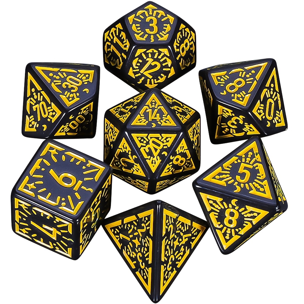 DND Dice Set -7pc carved patte – Dice Set Polyhedral recenzja i cena