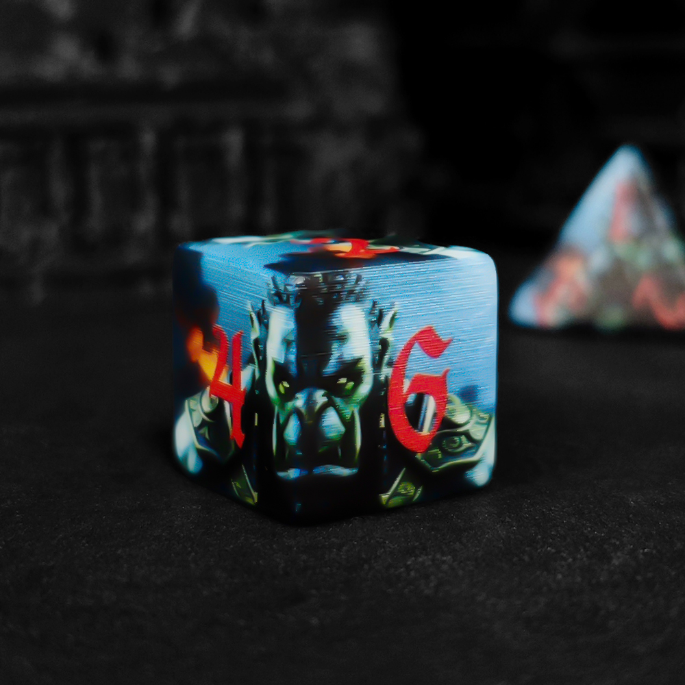 Orc Warrior Polyhedral 7-Piece – Dice Set Polyhedral recenzja i cena