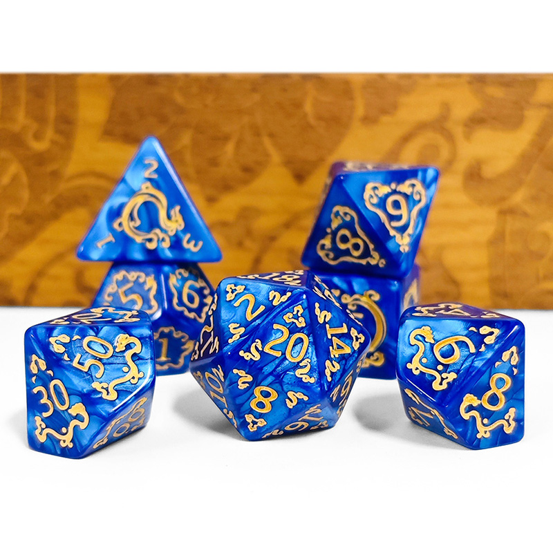 7pcs DND Dice 7Pcs/set Dragon  – Dice Set Polyhedral recenzja i cena