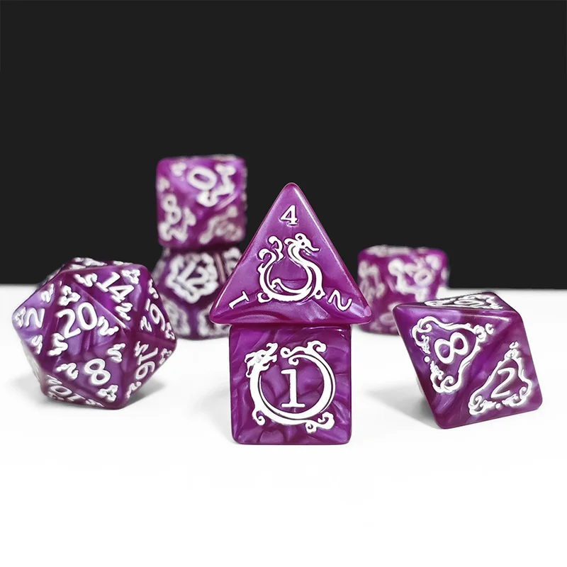 7pcs DND Dice 7Pcs/set Dragon  – Dice Set Polyhedral recenzja i cena