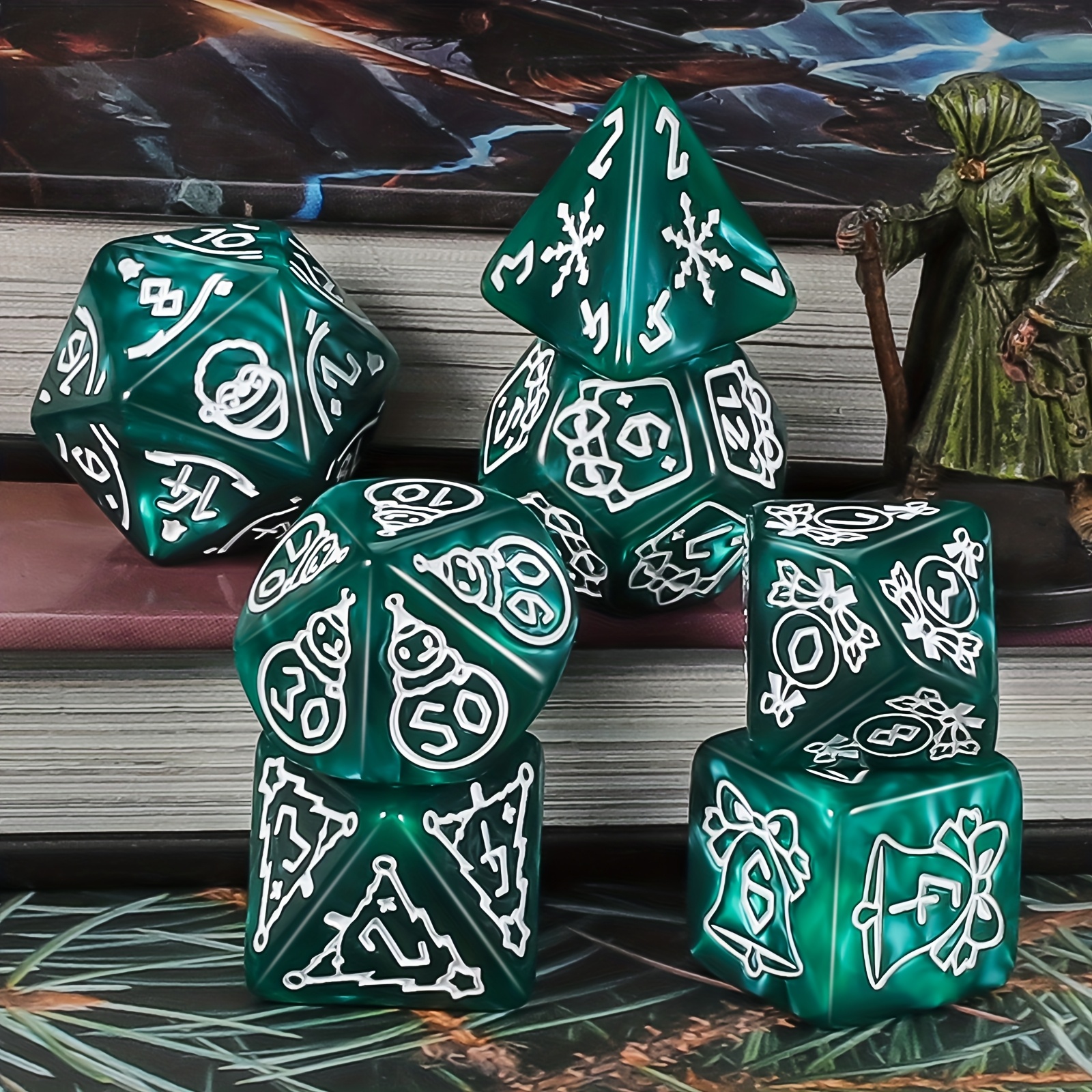 DND Dice Set -7pc Christmas Po – Dice Set Polyhedral recenzja i cena