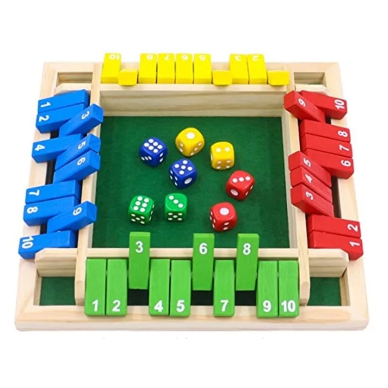 Wooden Dice Board Game Shut Th – Board Game Dnd recenzja i cena