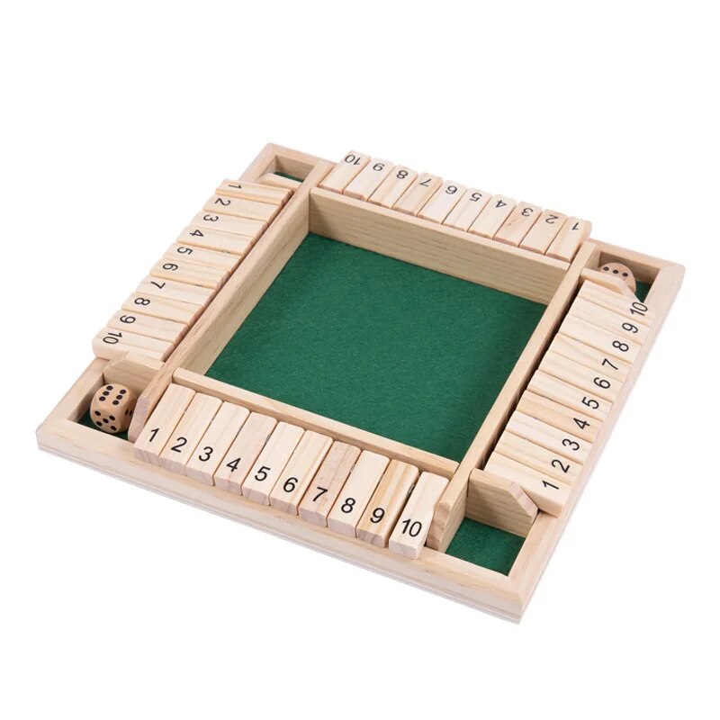 Wooden Dice Board Game Shut Th – Board Game Dnd recenzja i cena